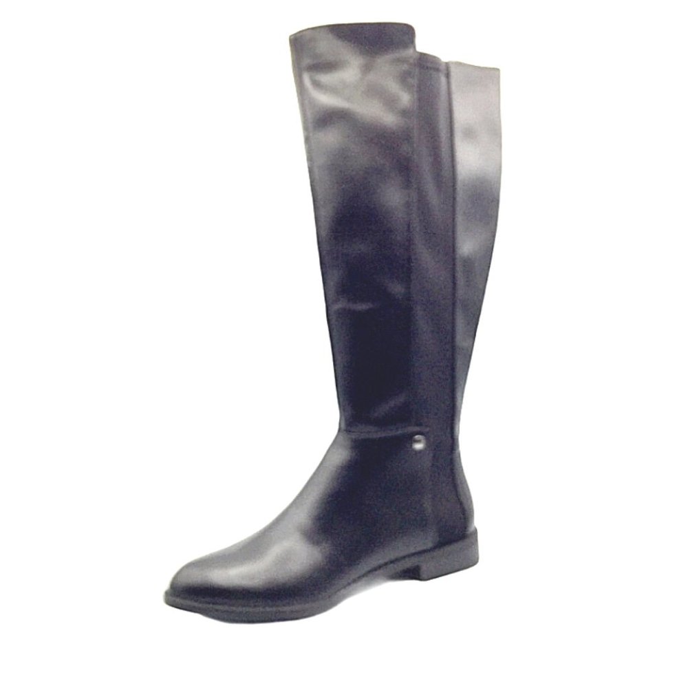 Alfani Wide Calf Knee High Riding Boots Black 7.5